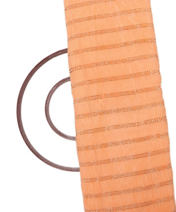 Buy Pleated Chinon Silk Fabric At Fabric Dekho